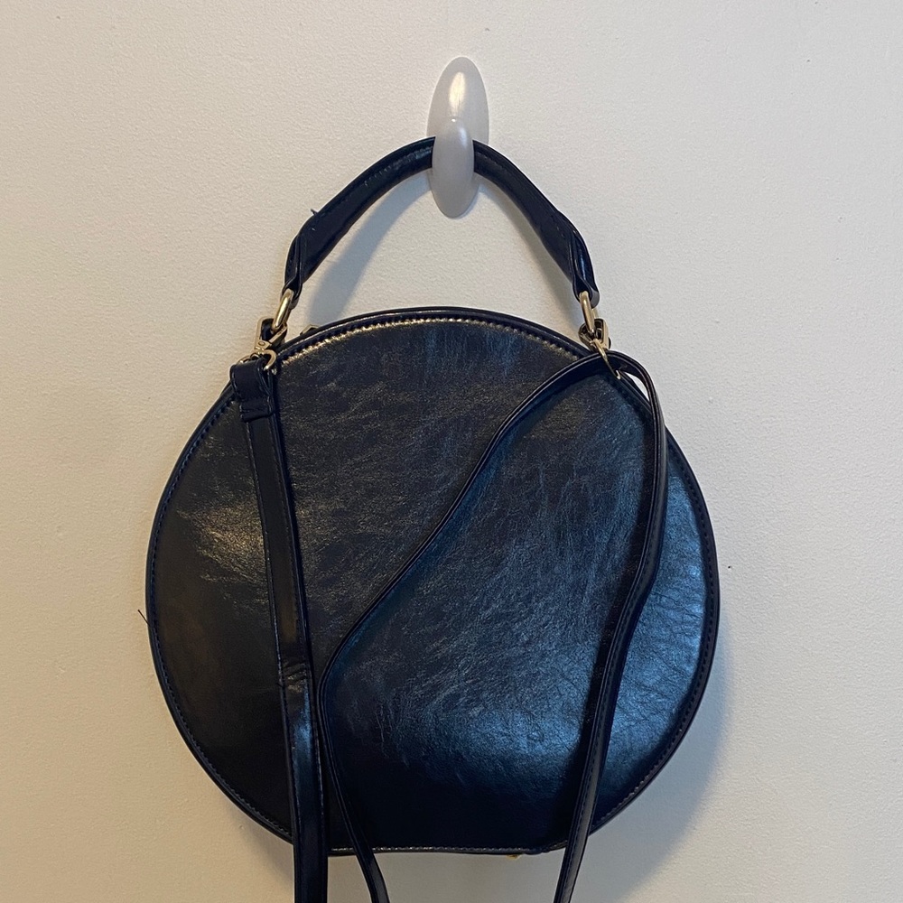 Pink Haley Navy Blue Crossbody Bag